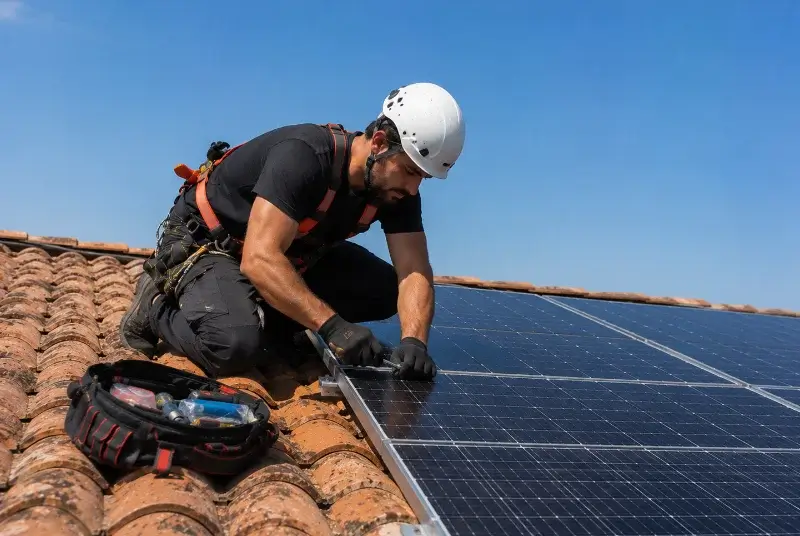 Maintenance et monitoring de panneaux solaires à Curis-au-Mont-d'Or